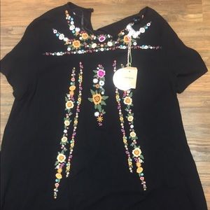 Umgee Large embroidered Cindy Lou Dress